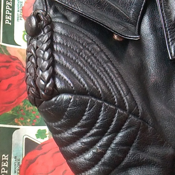 🖤 Vintage 70’s BLACK Berman’s NYC Leather Motorcycle Jacket  😎 - Picture 3 of 16